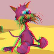 Crazy cat