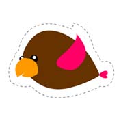 Big Bird (Cut-out for Kids)
