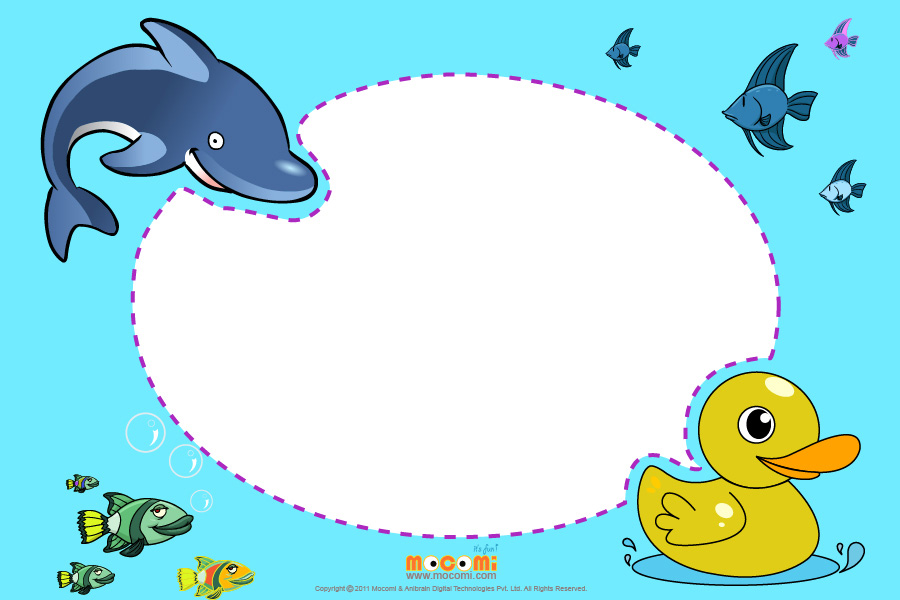 Dolphin Theme (Photo Frame for Kids)