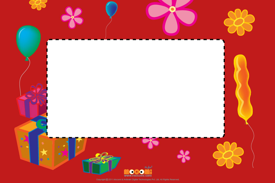 Party theme (Photo Frame for Kids)