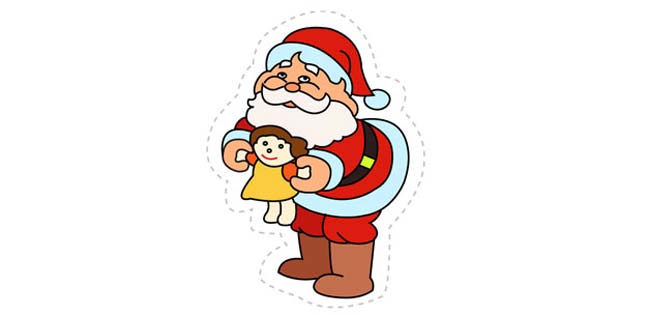 Santa and Friends (Cut-out for Kids)
