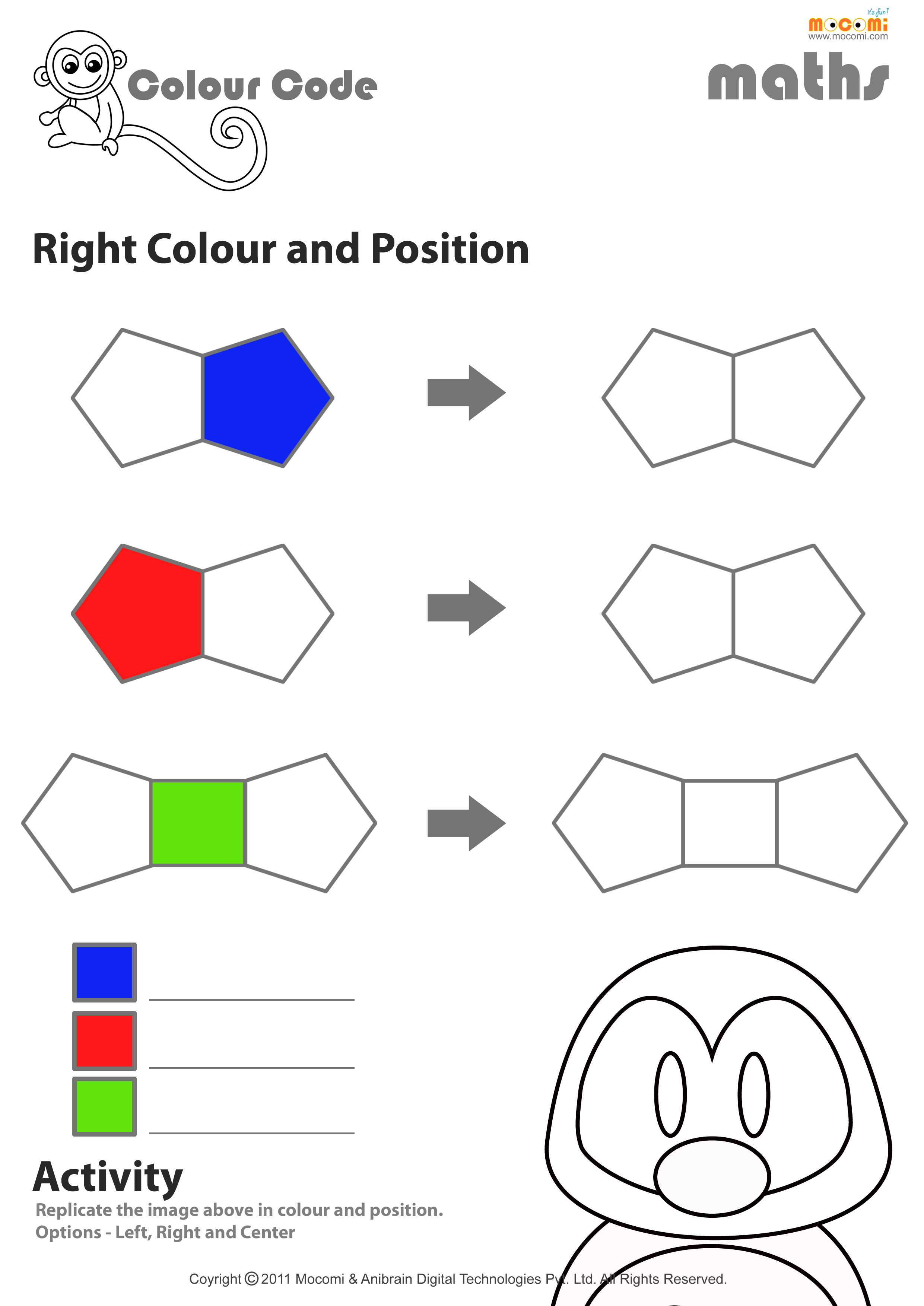 Left and Right Worksheet