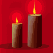 Candle light (Printable Card for Kids)
