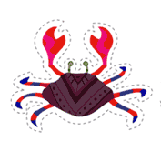 Crab (Cut-out for Kids)