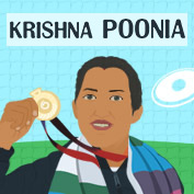 Krishna Poonia Biography