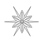 Flower Design – Colouring Page
