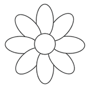 Flower crystal - Colouring pages for Kids | Mocomi