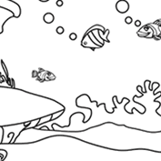 Underwater &#8211; Colouring Page