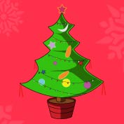 Christmas Tree (Printable Card for Kids)