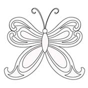 Butterfly – Colouring Page