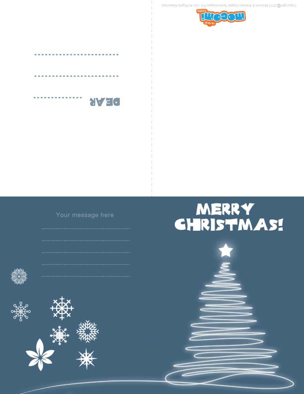 Christmas Light (Printable Card for Kids)