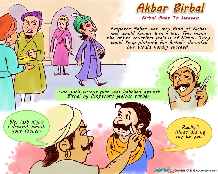 Birbal Goes To Heaven - Akbar Birbal Stories for Kids | Mocomi
