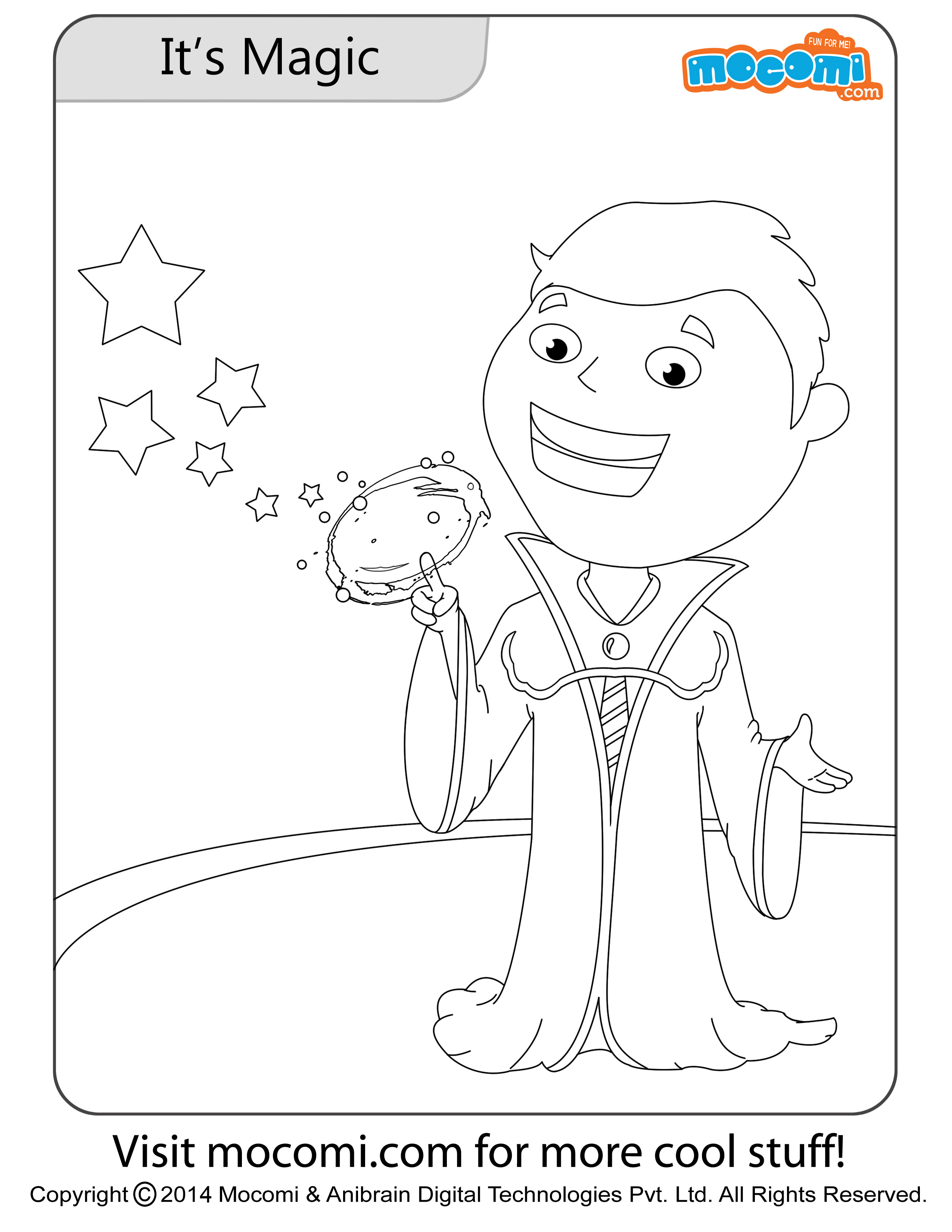 Jojo and Tricks Go Together – Colouring Page