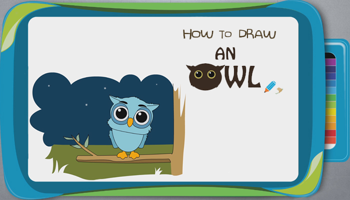 How to Draw a Owl for Children - A Step-by-Step Guide With Pictures