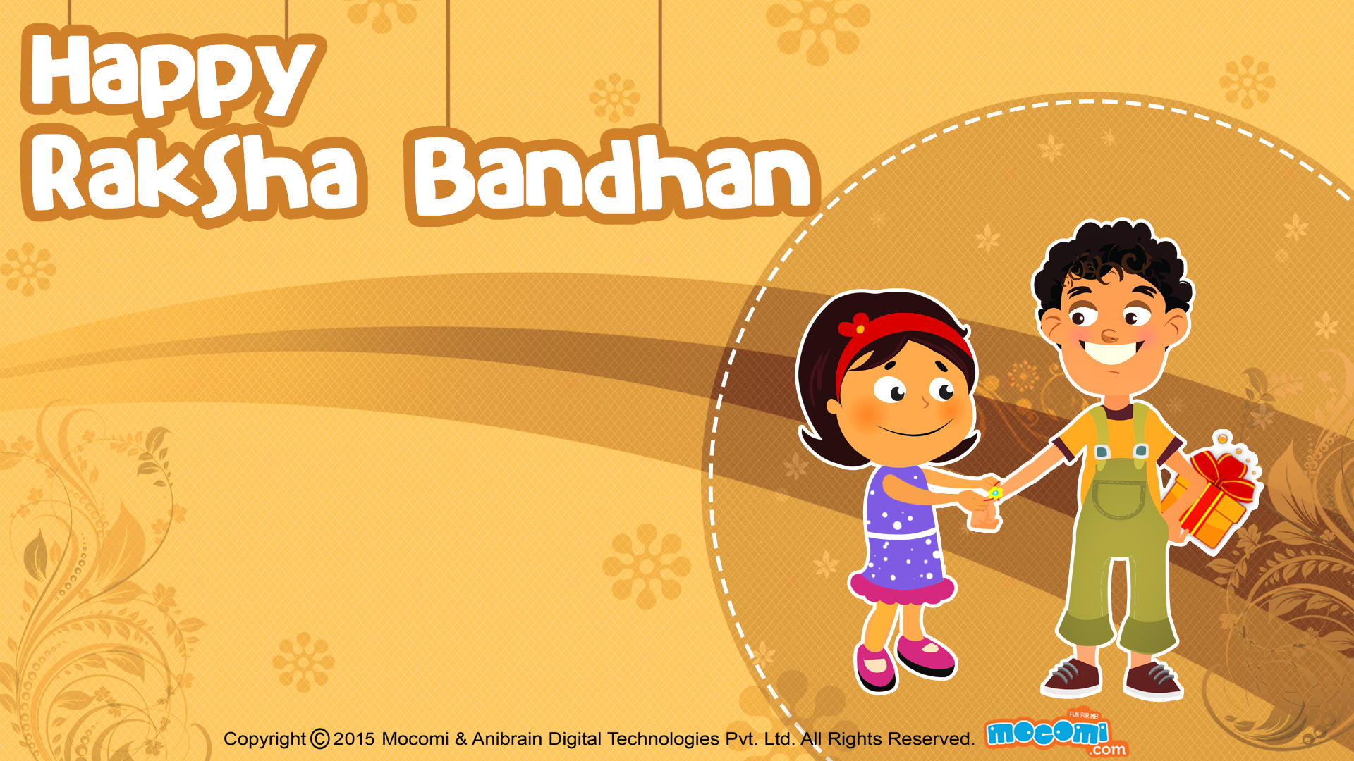 Happy Raksha Bandhan - 01 - Desktop Wallpapers for kids | Mocomi